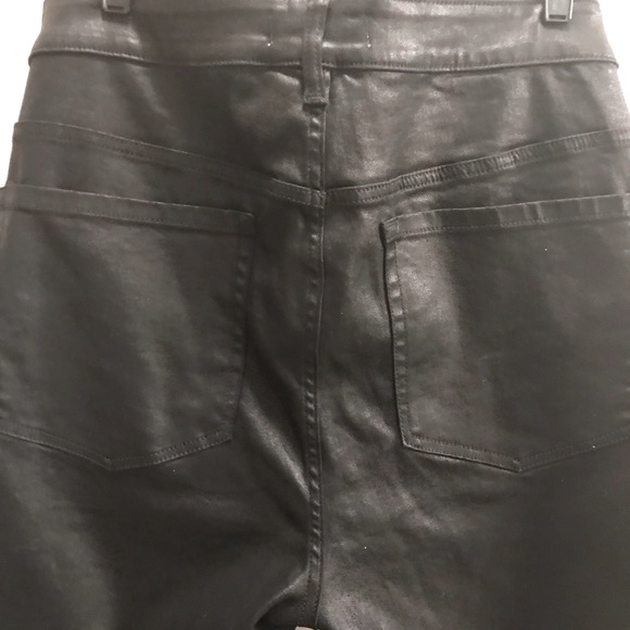 Lane Bryant Coated Flare Hem Pant Approx Size 26 (No Tag) - Picture 4 of 6